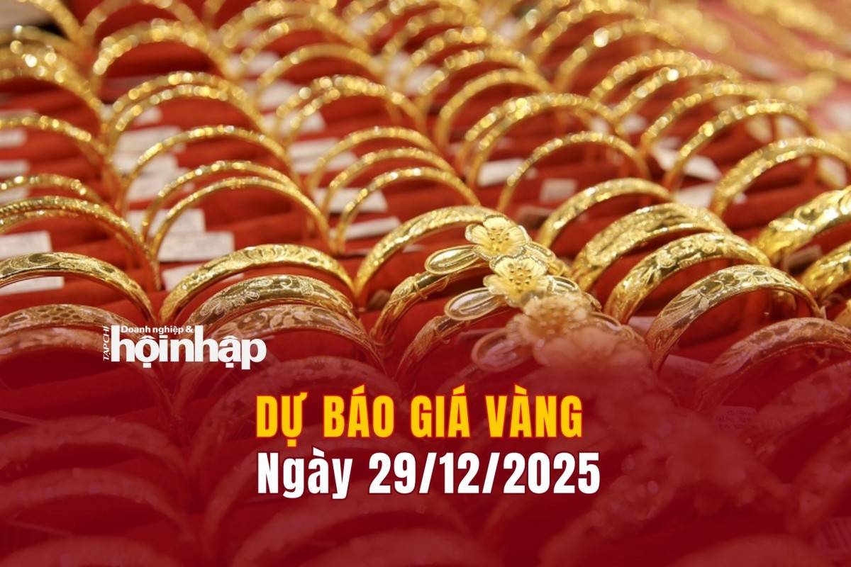Dự báo giá vàng 29/12: Giá vàng nhẫn, vàng miếng tiếp tục xu hướng tăng
