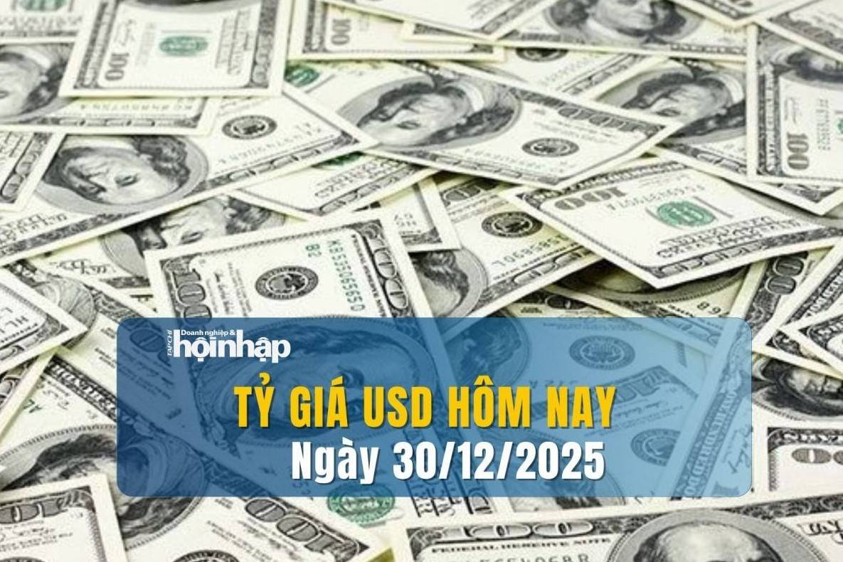 Tỷ giá USD hôm nay 30/12/2025: Đồng USD tiếp đà giảm