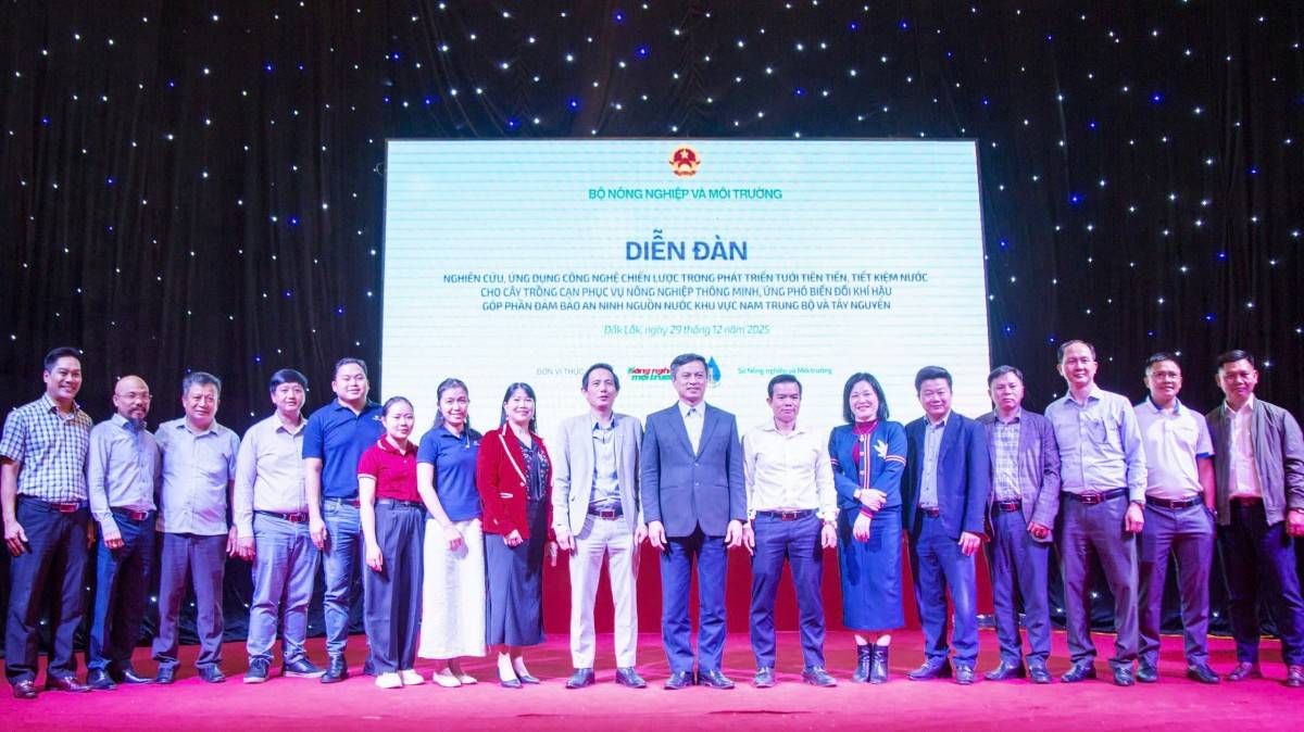 Ứng dụng tưới thông minh, tiết kiệm nước: “Chìa khóa” đảm bảo an ninh nguồn nước và phát triển nông nghiệp bền vững