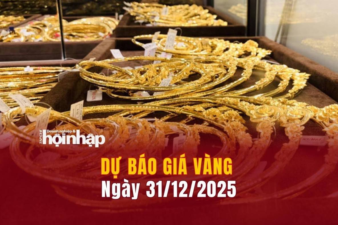 Dự báo giá vàng 31/12: Giá vàng nhẫn, vàng miếng đồng loạt "lao dốc"