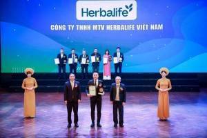 Herbalife Việt Nam được vinh danh Top 10 Thương hiệu, Nhãn hiệu Uy tín Hàng đầu Việt Nam 2025