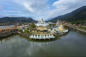 Lễ hội ánh sáng đón năm mới 2026 tại Đại Bảo tháp MandalaTây Thiên