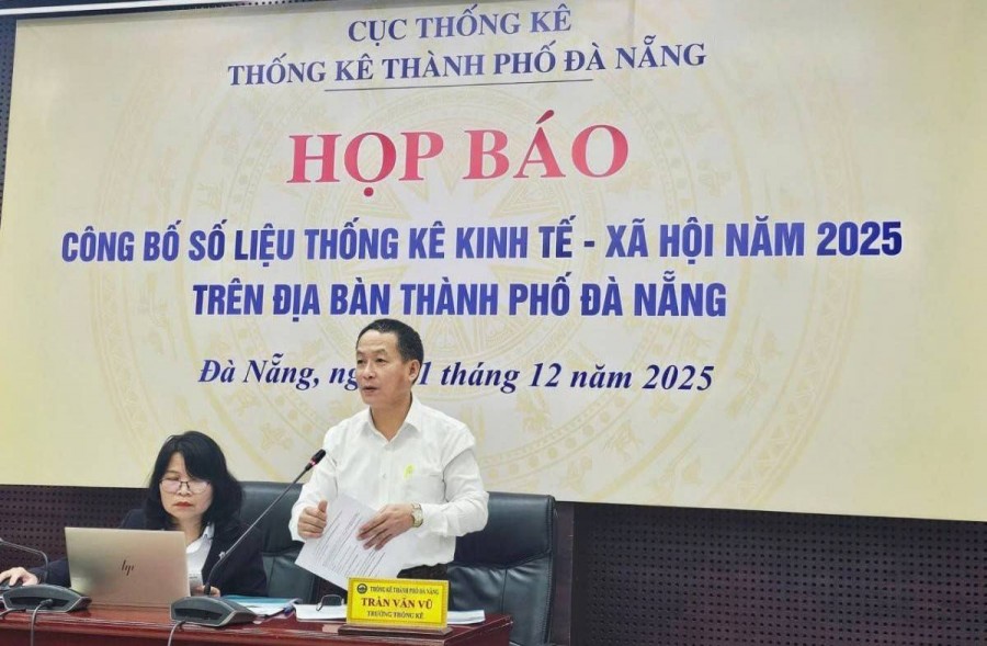 Năm 2025, tốc độ tăng GRDP TP. Đà Nẵng đạt 9,18%, cao nhất giai đoạn 2021 - 2025