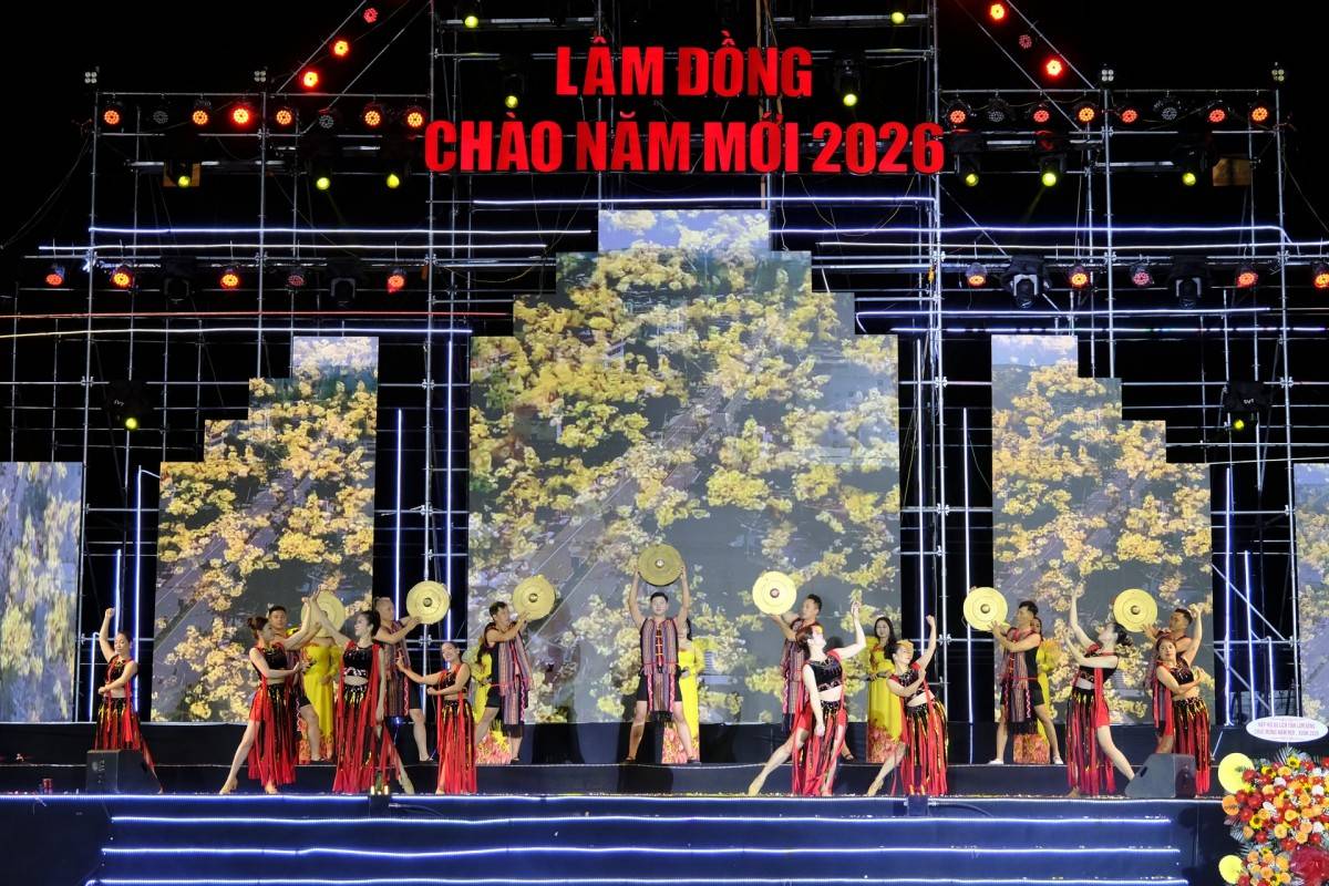 Lâm Đồng rực rỡ đêm giao thừa chào năm mới 2026