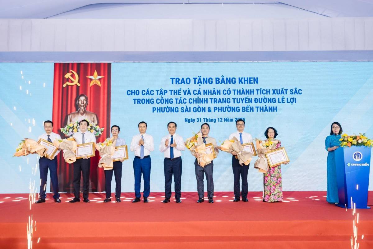 Khánh thành công trình làm mới đường Lê Lợi: Đánh thức vẻ đẹp trục trung tâm TP.HCM