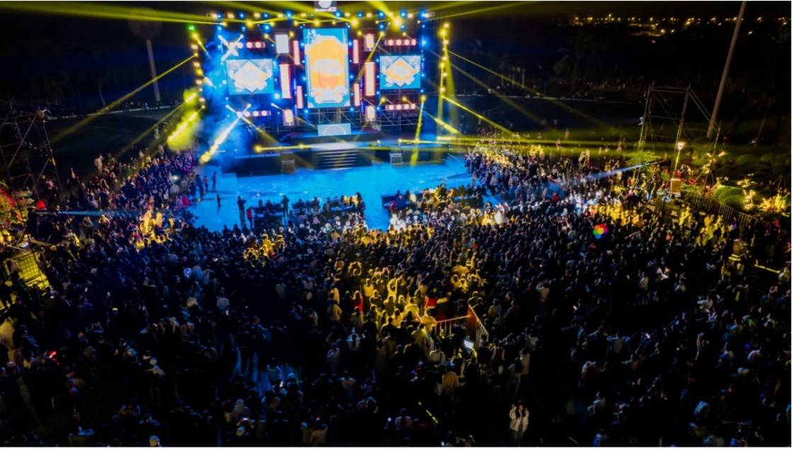 Hàng nghìn lượt khách đã ghé thăm và trải nghiệm không gian âm nhạc đầy năng lượng (Nguồn Dragon Ocean Đồ Sơn)