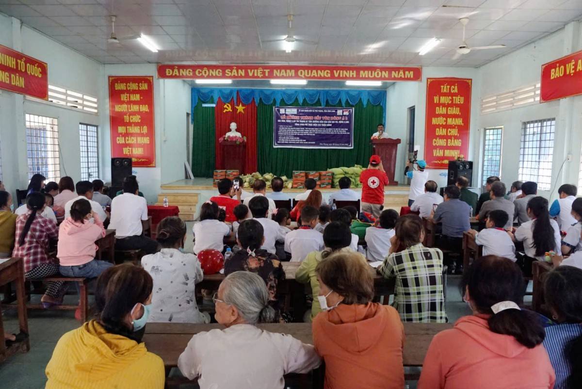 Quang cảnh buổi lễ.