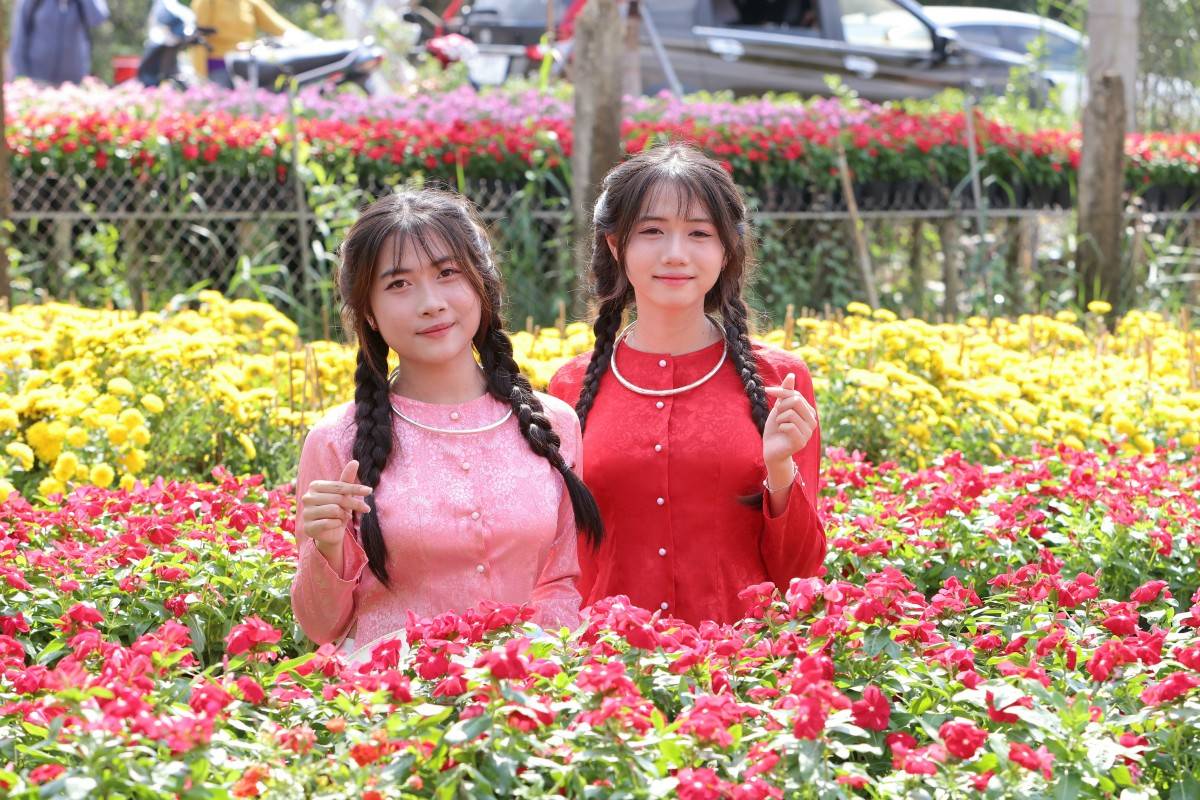 Sa Đéc rực rỡ sắc xuân, khinh khí cầu bay rợp trời thu hút du khách