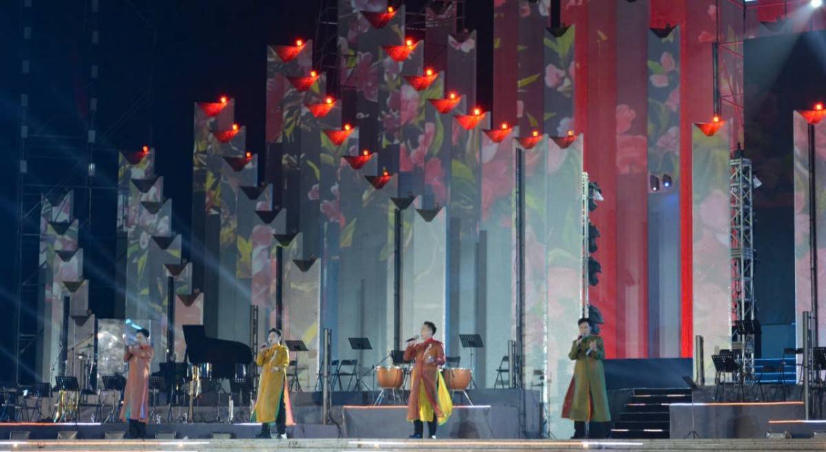 Một trong những tiết mục Nghệ thuật được biểu diễn 