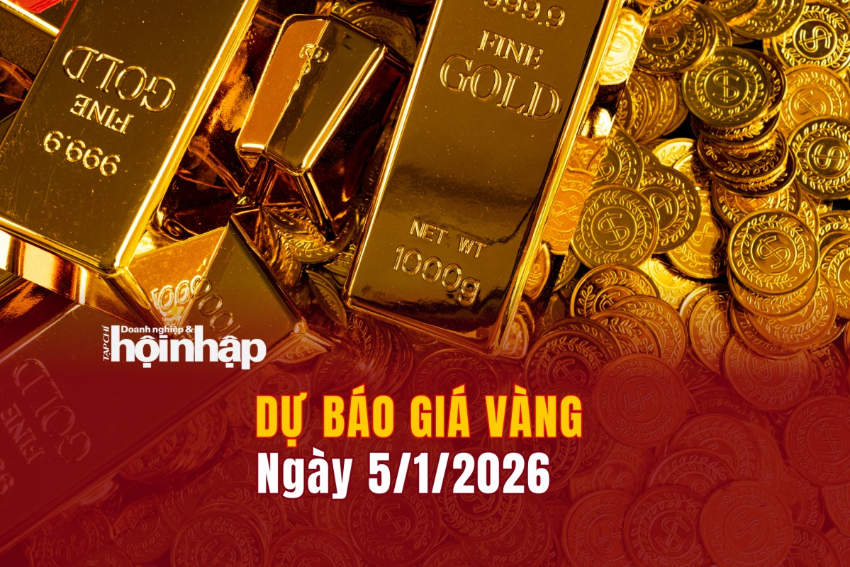 Dự báo giá vàng 5/1: Giá vàng nhẫn, vàng miếng "lao dốc"