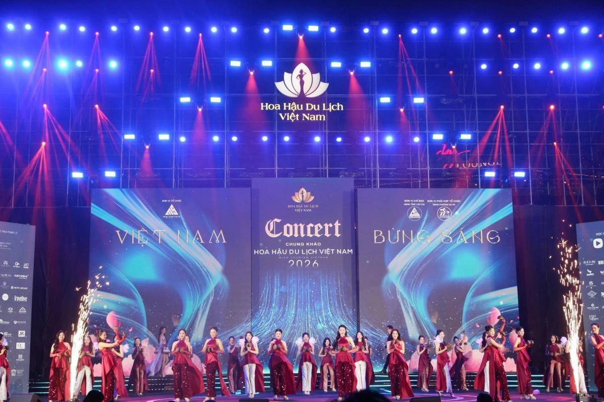 Sa Pa rực rỡ đêm Chung khảo Hoa hậu Du lịch Việt Nam 2026