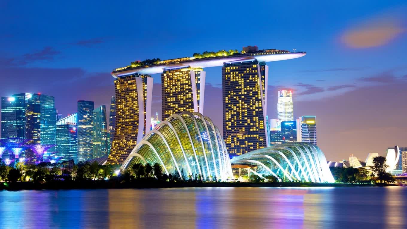 Các căn hộ sở hữu tầm nhìn công trình biểu tượng Marina Bay Sands (Singapore) luôn có giá trị cao. Ảnh: istock