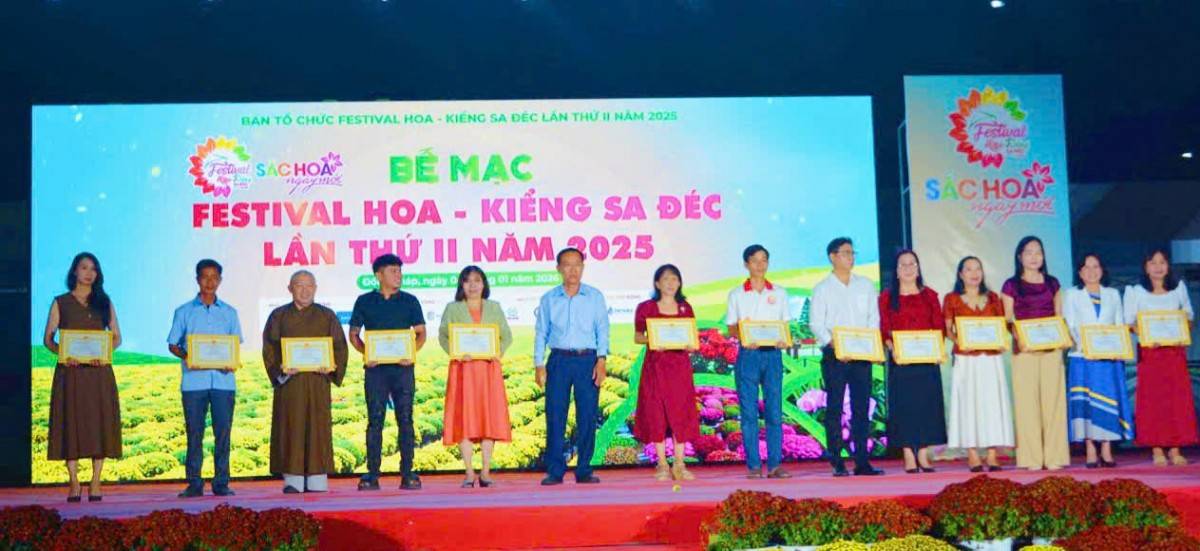 Bế mạc Festival hoa kiểng Sa Đéc lần 2: Khép lại một  mùa hoa thành công và lan toả