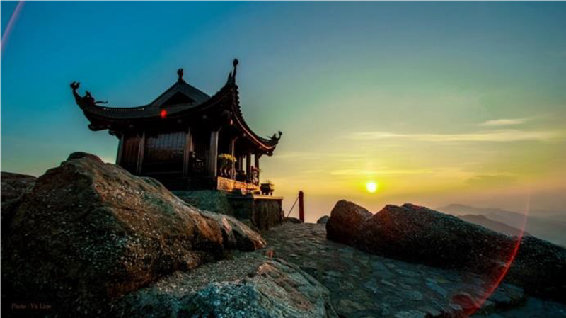 Chùa Đồng trên đỉnh Yên Tử. Ảnh: Hồ sơ di sản 