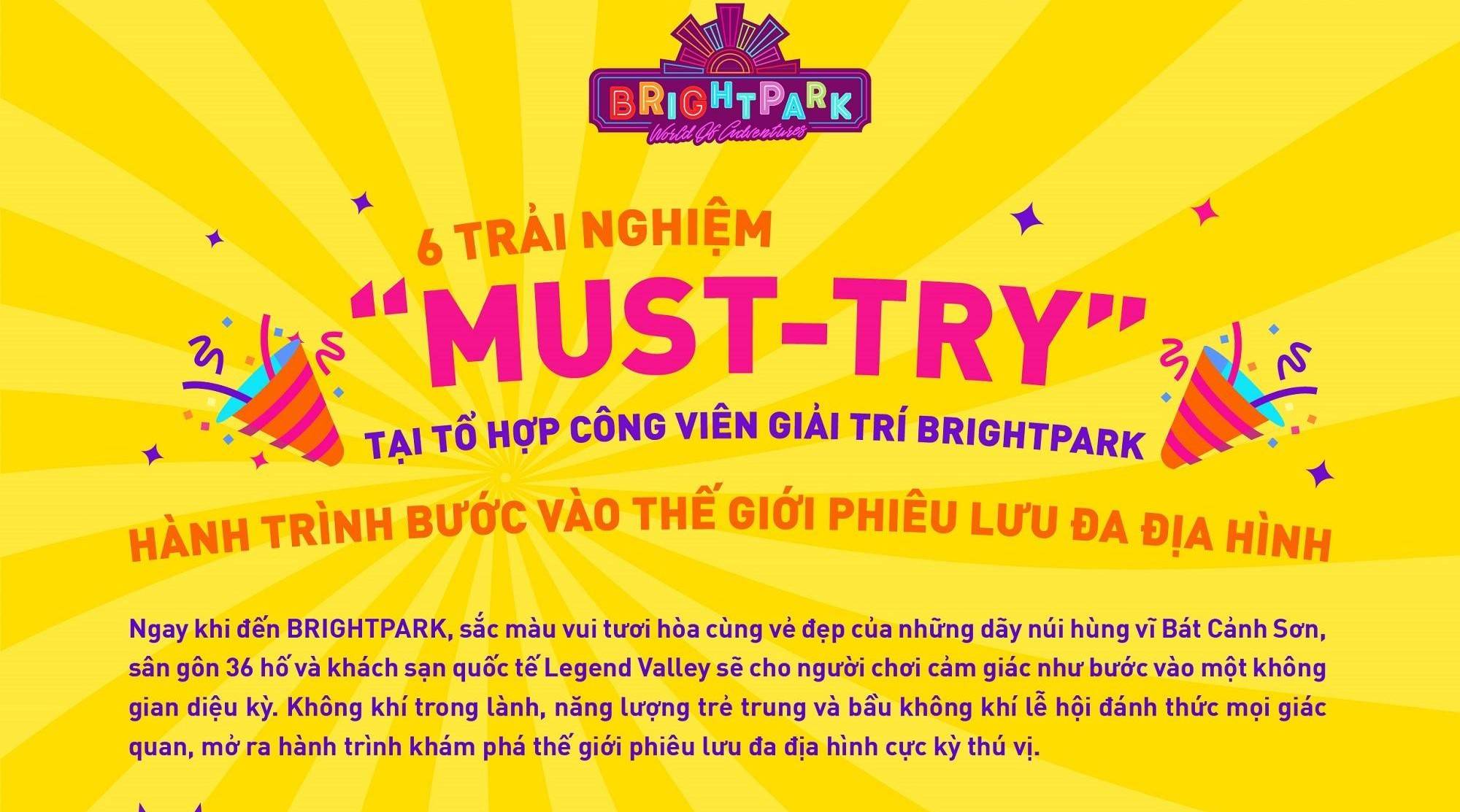 6 trải nghiệm “must-try” tại Bright Park – nơi cảm xúc bắt đầu từ những chuyển động