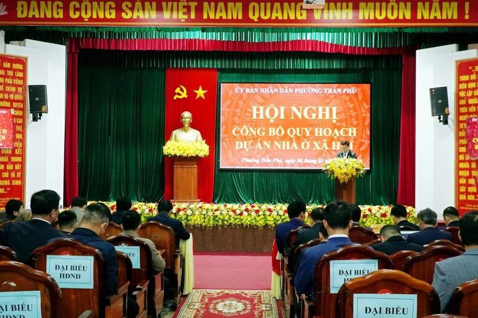 Hà Tĩnh: Công bố quy hoạch chi tiết dự án nhà ở xã hội quy mô hơn 6.000 dân tại phường Trần Phú