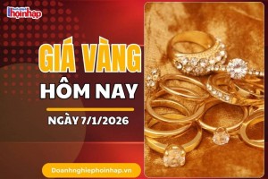 Giá vàng hôm nay 7/1: Vàng nhẫn, vàng miếng đồng loạt tăng mạnh, lập kỷ lục mới