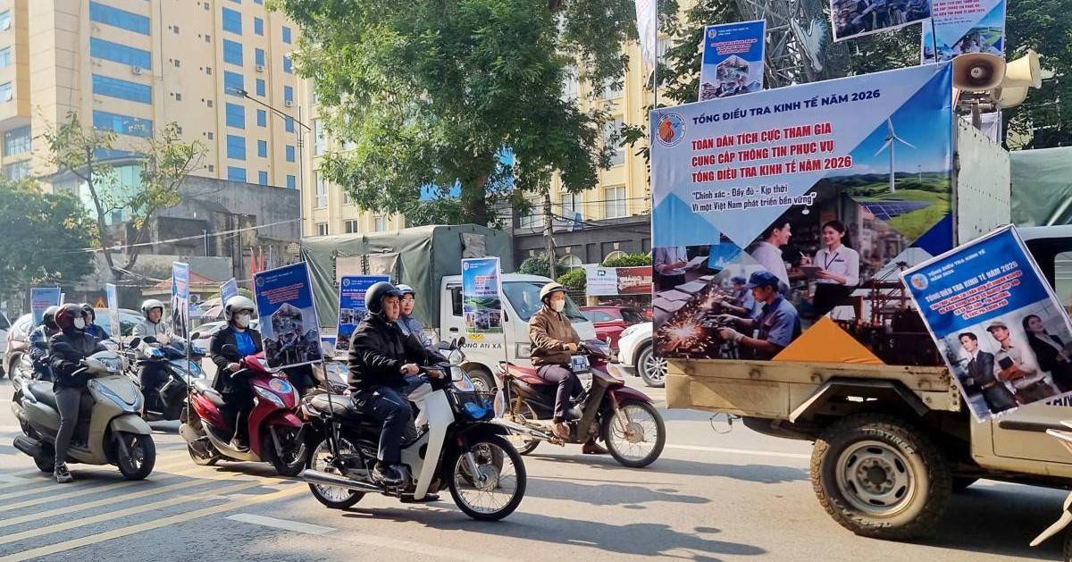 Phú Thọ ra quân Tổng điều tra kinh tế 2026