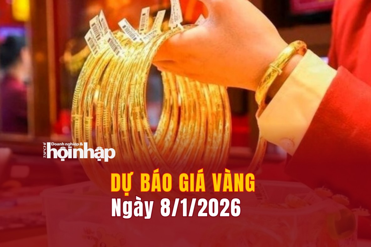 Dự báo giá vàng 8/1: Giá vàng nhẫn, vàng miếng tiếp tục tăng mạnh, lập đỉnh mới