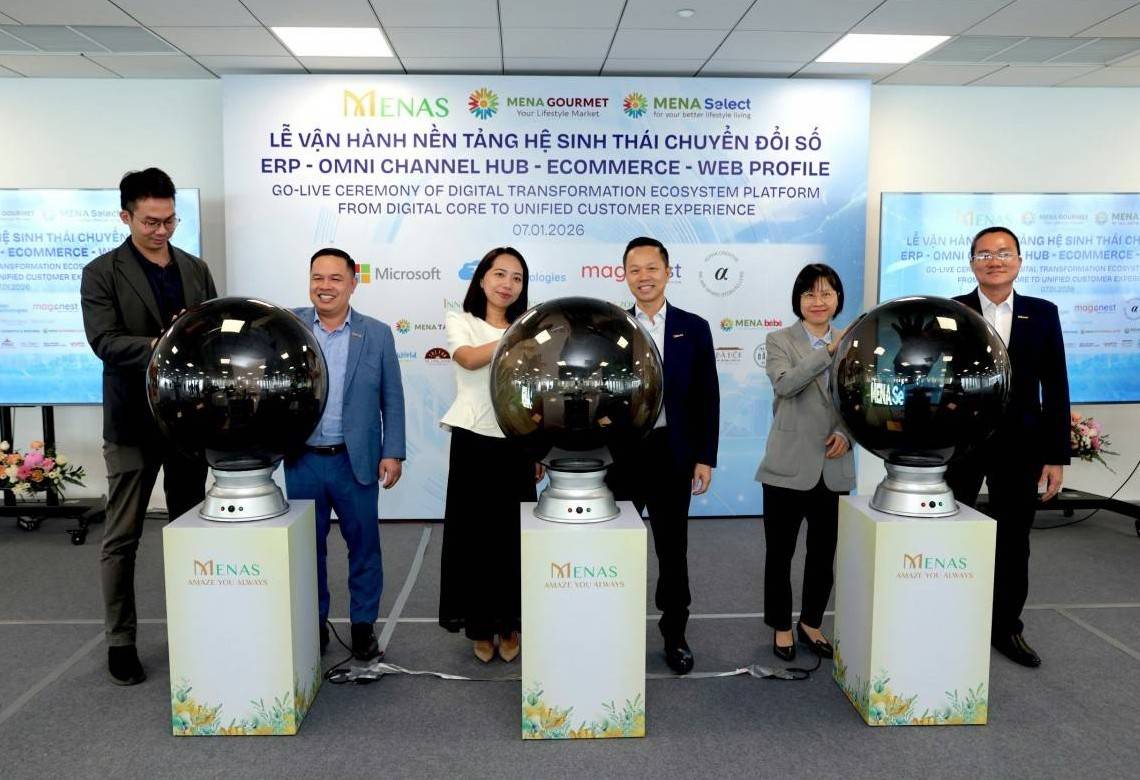 Menas Group vận hành hệ sinh thái số đa ngành, thiết lập chuẩn mực mới về tốc độ và năng lực quản trị