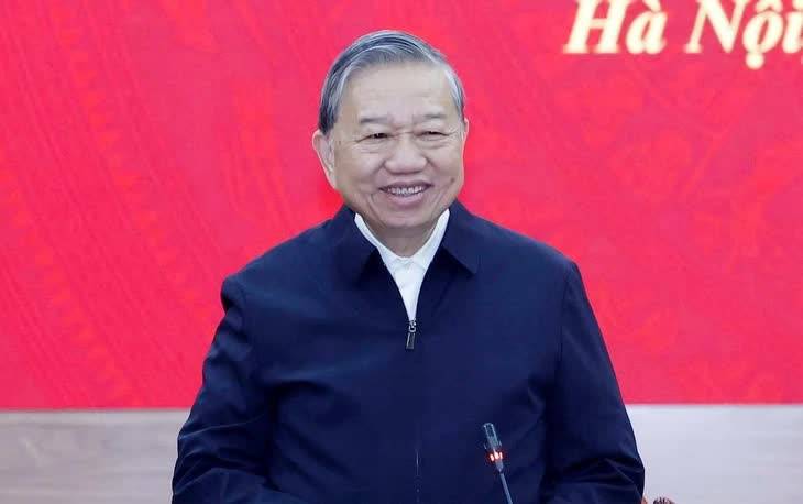 Tổng Bí thư Tô Lâm phát biểu - Ảnh: TTXVN