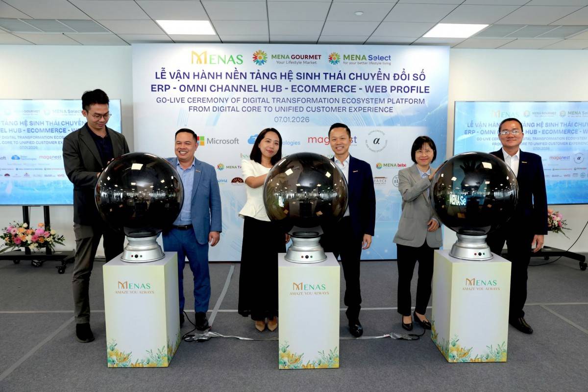 Menas Group, Chuyển đổi số,Hệ thống ERP, Omni-Channel Hub, Mena Select 2