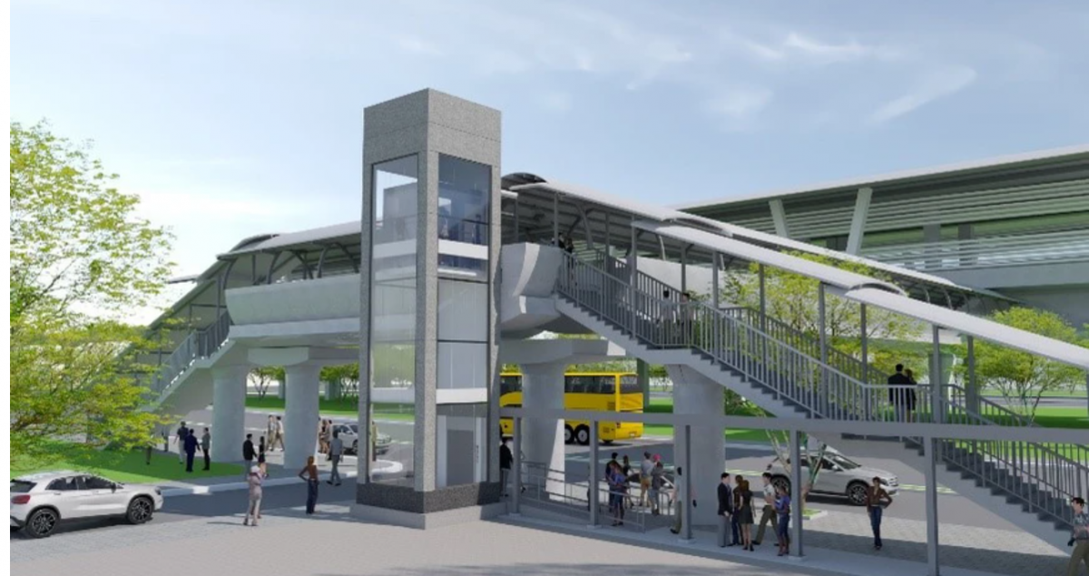 Tuyến Metro số 1 lắp đặt 8 thang máy tại cầu vượt bộ hành