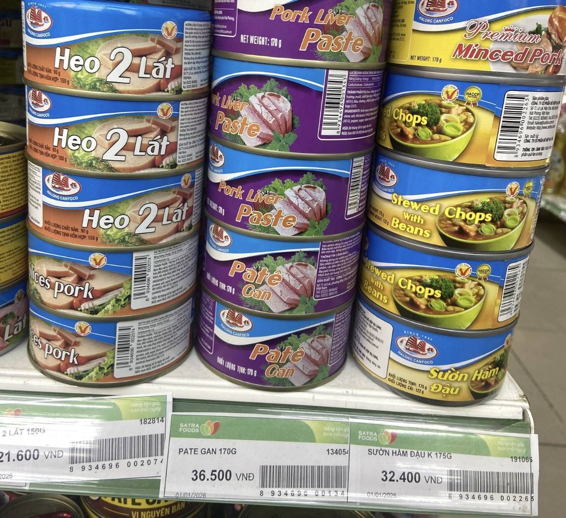 Hàng loạt siêu thị khẩn trương thu hồi sản phẩm Đồ hộp Hạ Long