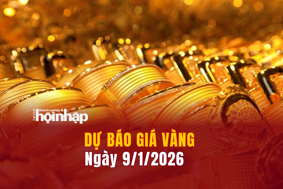 Dự báo giá vàng 9/1: Giá vàng nhẫn, vàng miếng "quay xe" giảm