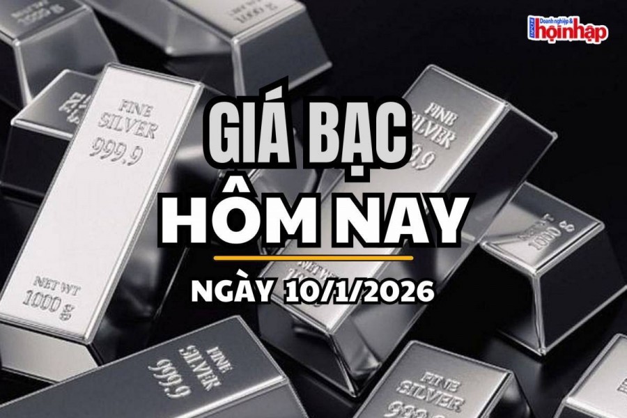 Giá bạc hôm nay 10/1/2026: Giá bạc trong nước và thế giới đồng loạt bật tăng mạnh