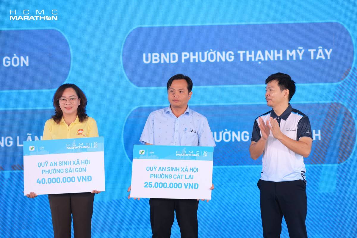 Khai mạc Giải Marathon TP. Hồ Chí Minh lần thứ XIII – Mùa giải 2026: Gần 11.000 vận động viên hội tụ ngày đầu năm mới