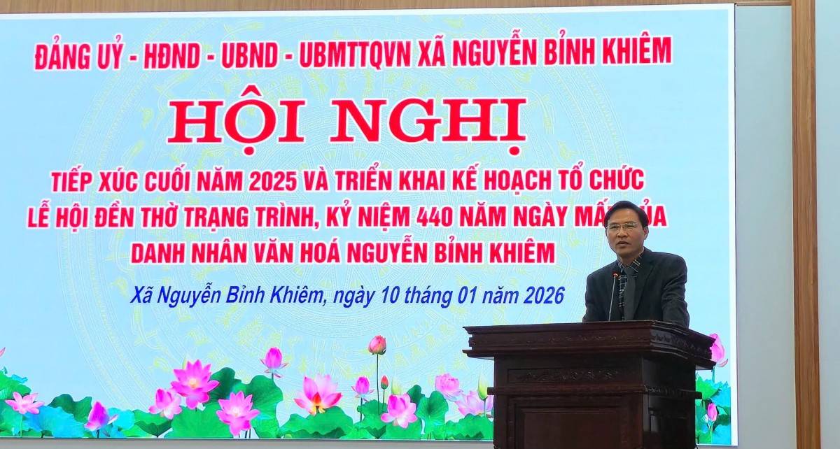 Năm 2025 đi qua với dấu ấn đặc biệt trong lịch sử phát triển của xã Nguyễn Bỉnh Khiêm – đơn vị hành chính mới được thành lập trên cơ sở sáp nhập ba xã Lý Học, Hòa Bình và Trấn Dương. Từ những ngày đầu còn nhiều bỡ ngỡ về tổ chức bộ máy, điều hành và tâm thế cộng đồng, đến nay, xã Nguyễn Bỉnh Khiêm đã từng bước ổn định, khẳng định vị thế, tạo dựng niềm tin và mở ra không gian phát triển mới.