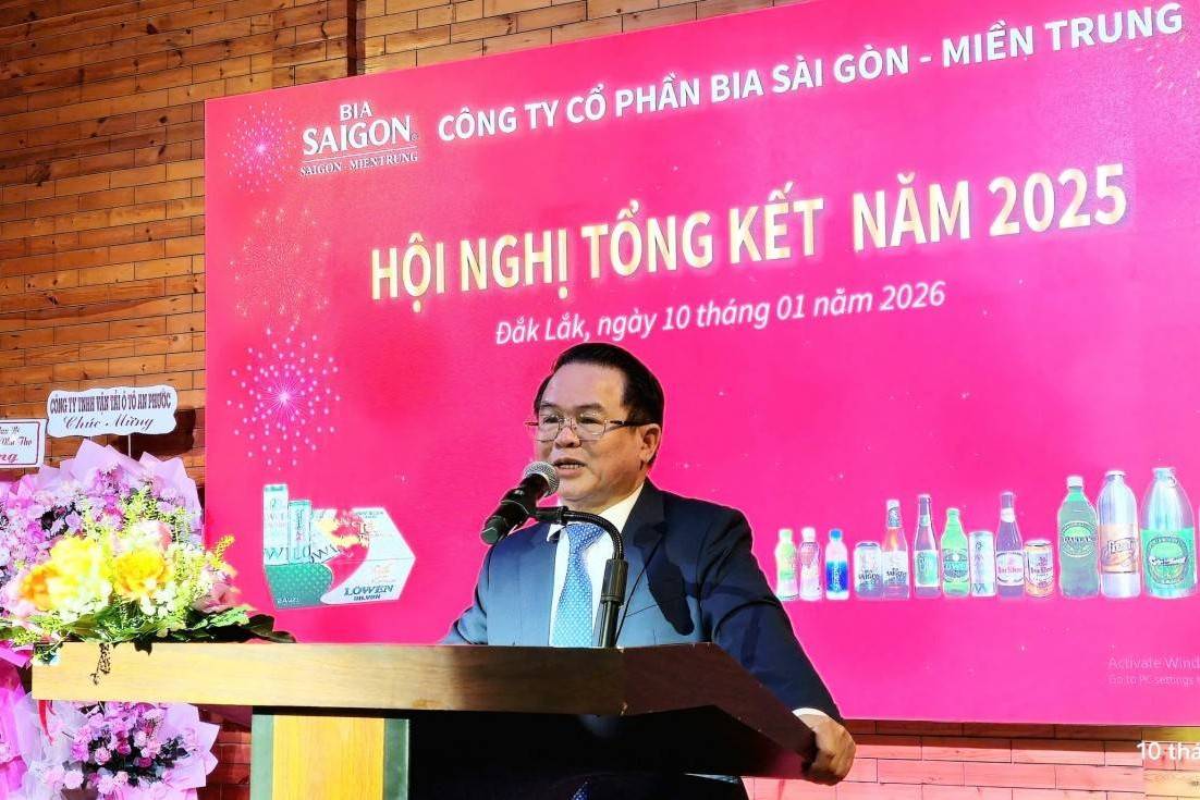 Công ty Cổ phần Bia Sài Gòn - Miền Trung vững vàng vượt khó,  kinh doanh hiệu quả, nộp ngân sách Nhà nước 1.100 tỷ đồng