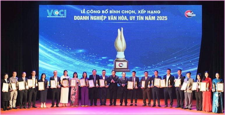 Yến Sào Khánh Hòa xuất sắc lọt TOP 20  “Doanh nghiệp Văn hóa, Uy tín năm 2025”