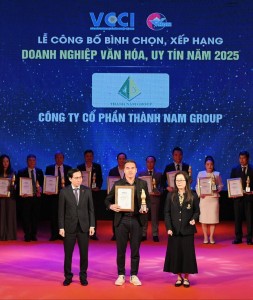 Thành Nam Group được vinh danh "Doanh nghiệp Văn hóa, Uy tín năm 2025"