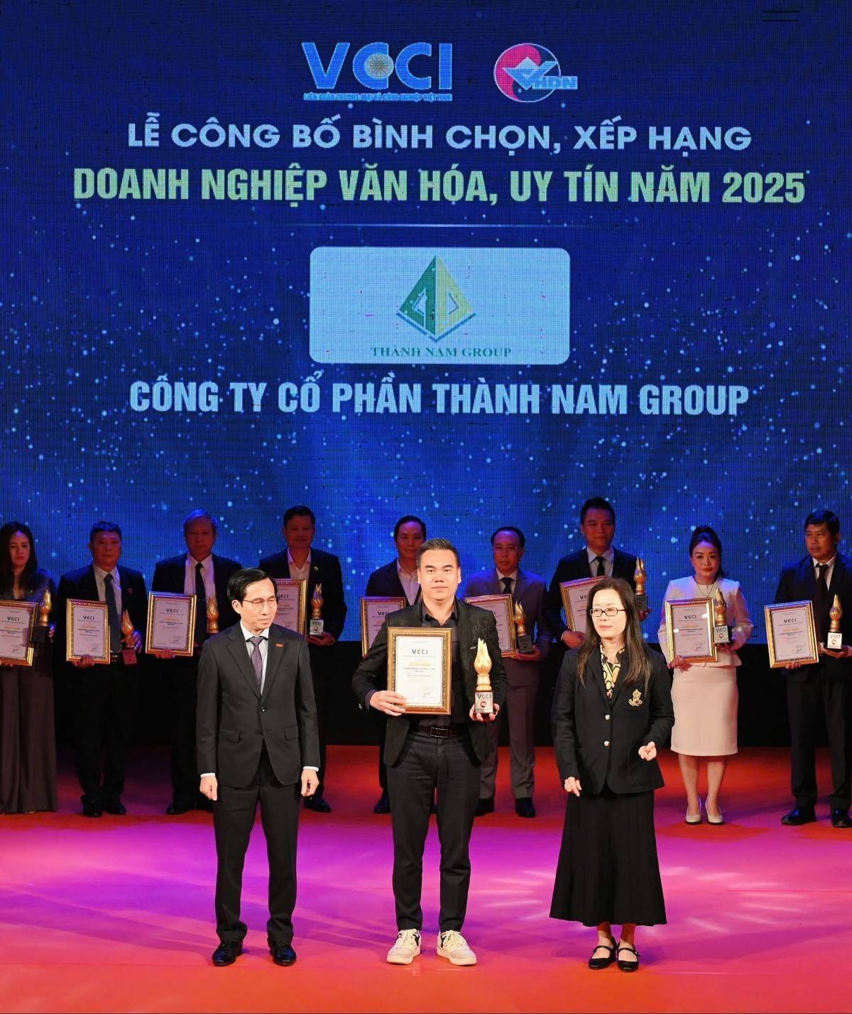 Thành Nam Group được vinh danh "Doanh nghiệp Văn hóa, Uy tín năm 2025"