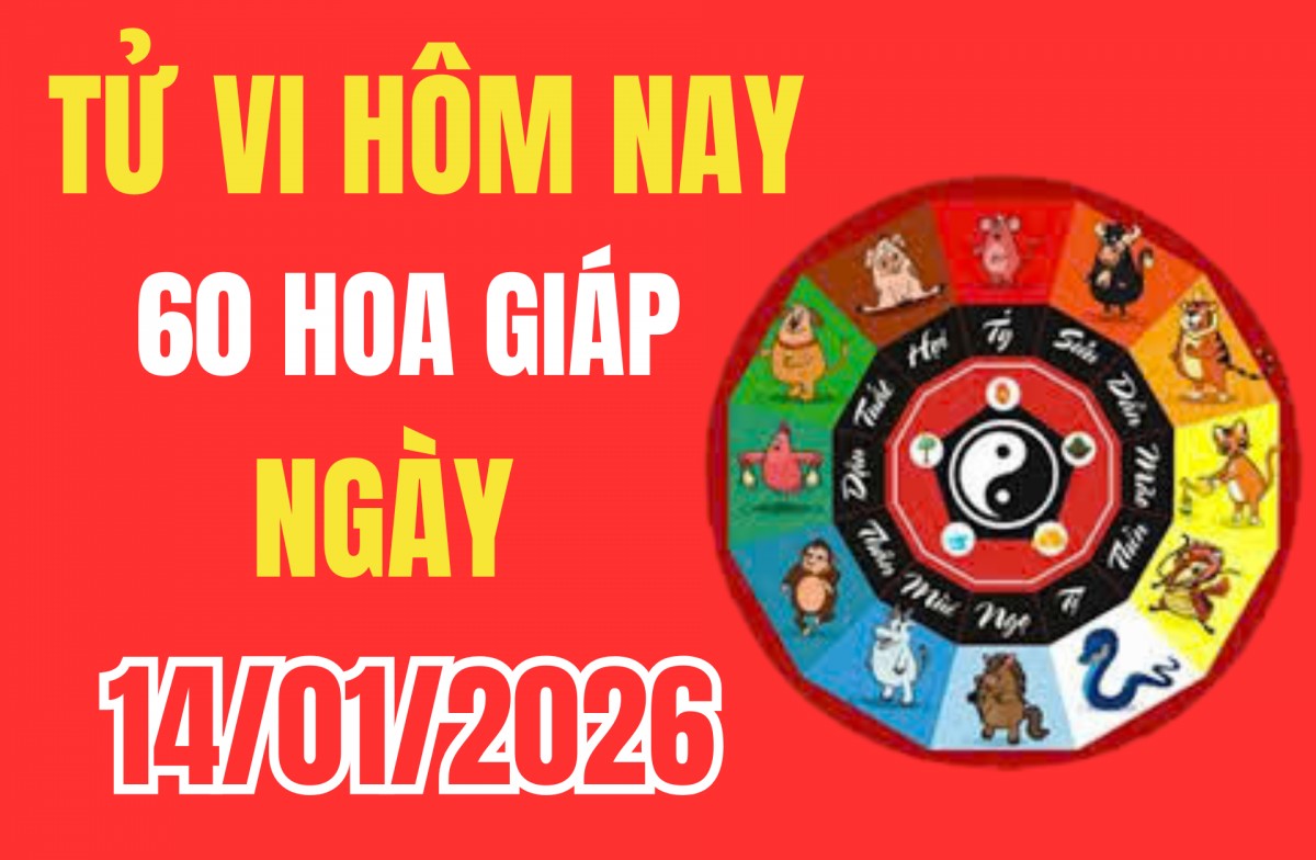 Tử vi 12 con giáp hôm nay ngày 14/01/2026: Thời điểm vàng để bứt phá – Ai trong 12 con giáp sẽ nắm được?