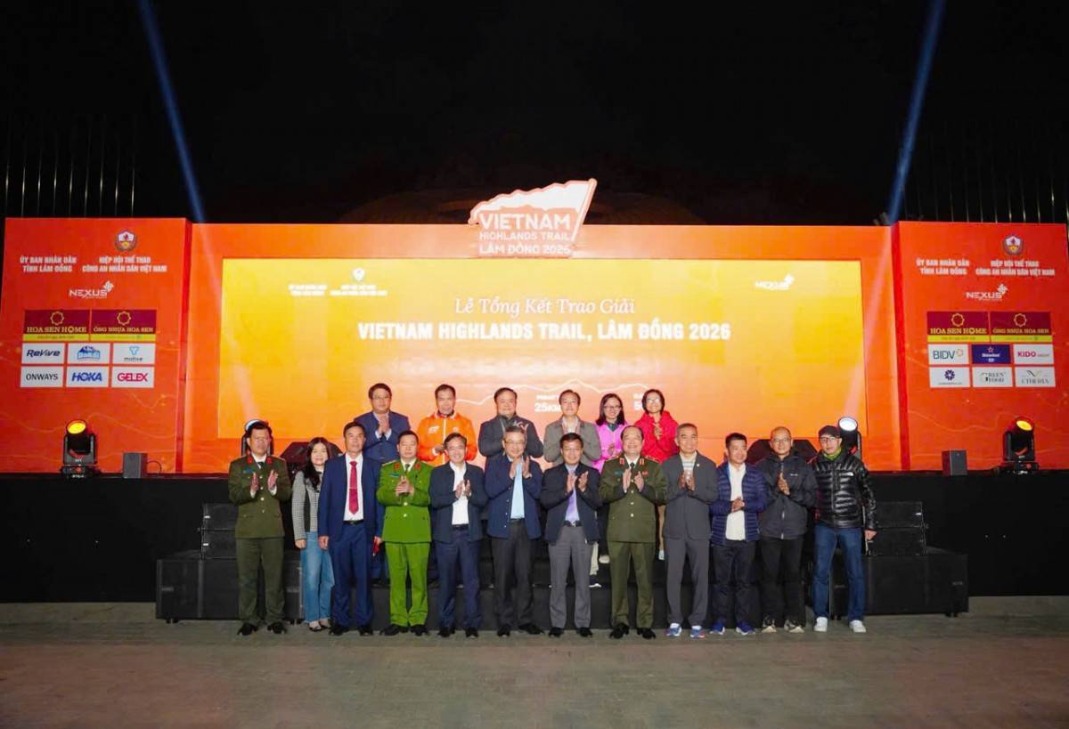 Hơn 1.000 VĐV tham gia Giải chạy bộ địa hình Hoa Sen Home Cup Lâm Đồng 2026