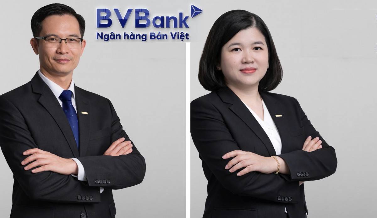 BVBank bổ nhiệm Phó tổng giám đốc và kế toán trưởng