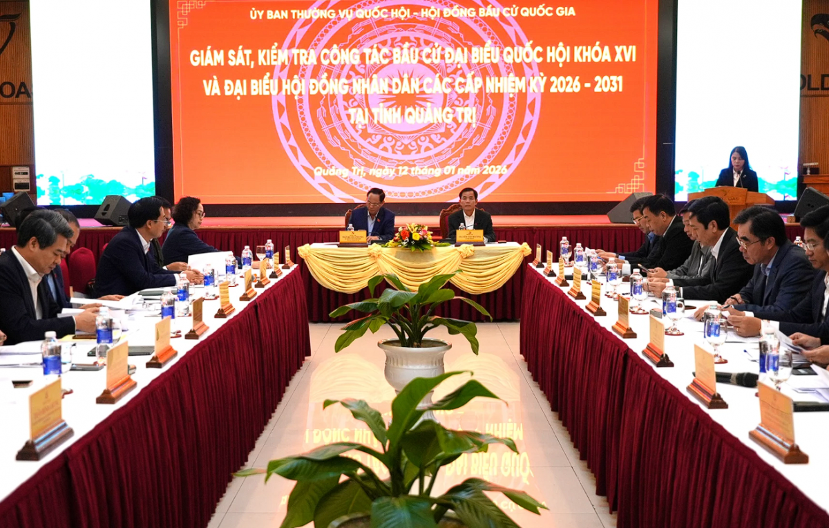 Giám sát công tác bầu cử đại biểu Quốc hội khóa XVI tại Quảng Trị
