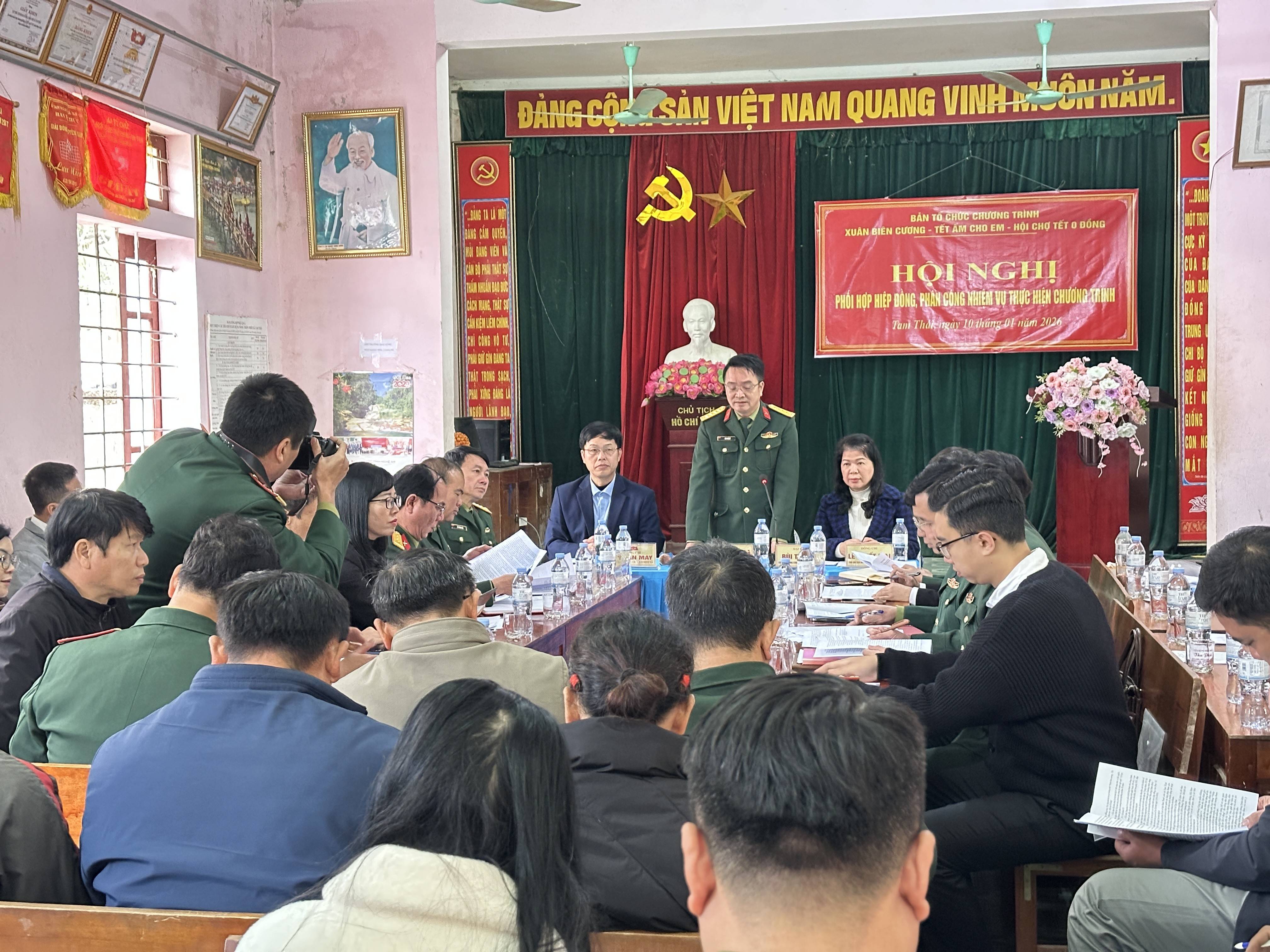 Hội Bảo vệ quyền trẻ em Việt Nam khảo sát chương trình Xuân Biên cương tại Nghệ An