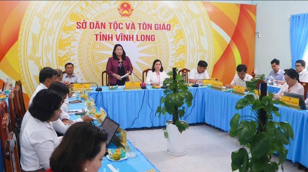 Phó Chủ tịch UBND tỉnh Nguyễn Thị Bé Mười dự hội nghị tổng kết công tác dân tộc, tín ngưỡng, tôn giáo