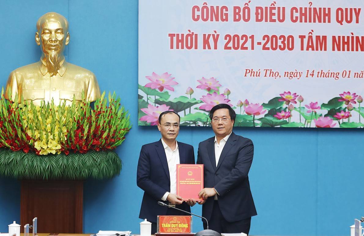 Phú Thọ công bố điều chỉnh Quy hoạch tỉnh giai đoạn 2021–2030