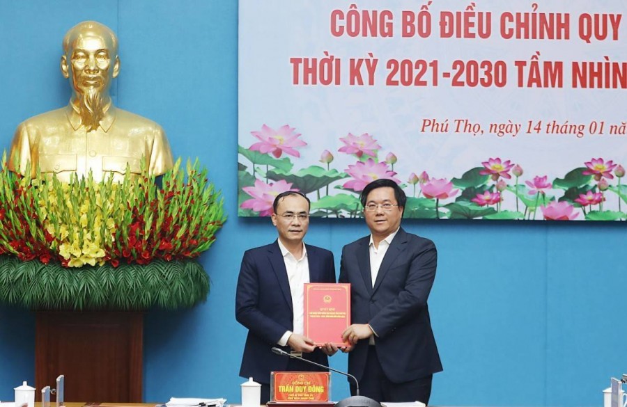 Phú Thọ công bố điều chỉnh Quy hoạch tỉnh giai đoạn 2021–2030
