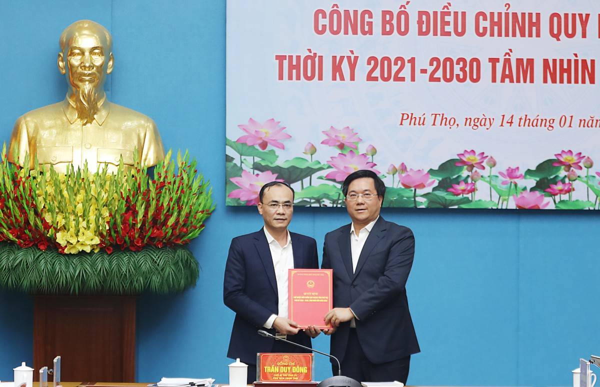 Phú Thọ công bố điều chỉnh Quy hoạch tỉnh giai đoạn 2021–2030