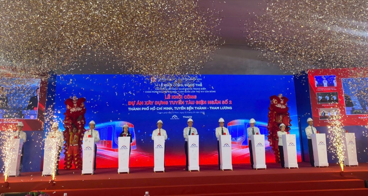Khởi công tuyến Metro số 2 Bến Thành – Tham Lương: Dấu mốc quan trọng trong phát triển hạ tầng giao thông đô thị TP.HCM