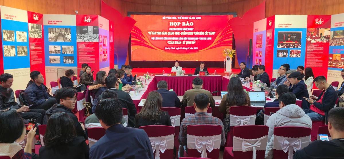 Quảng Ninh rực rỡ mùa Xuân mới: Nghệ thuật thăng hoa, di sản tỏa sáng chào Đại hội XIV của Đảng