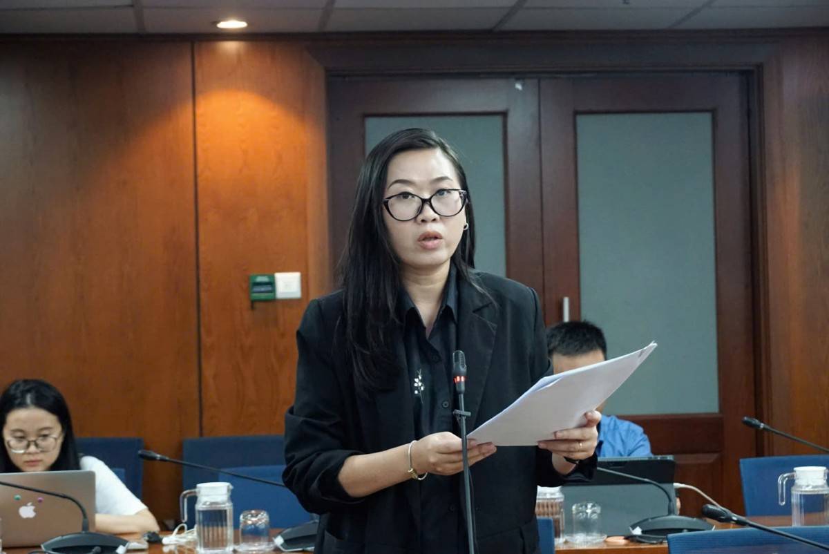  bà Trương Thiết Hà - Phó Trưởng Phòng Nghiên cứu phát triển kinh tế, Viện Nghiên cứu Phát triển TP. Hồ Chí Minh