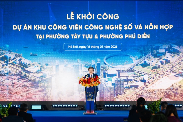 Hà Nội khởi công Khu công viên công nghệ số và hỗn hợp hơn 2 tỷ USD