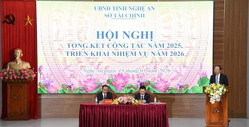 Sở Tài chính Nghệ An hoàn thành xuất sắc các nhiệm vụ năm 2025